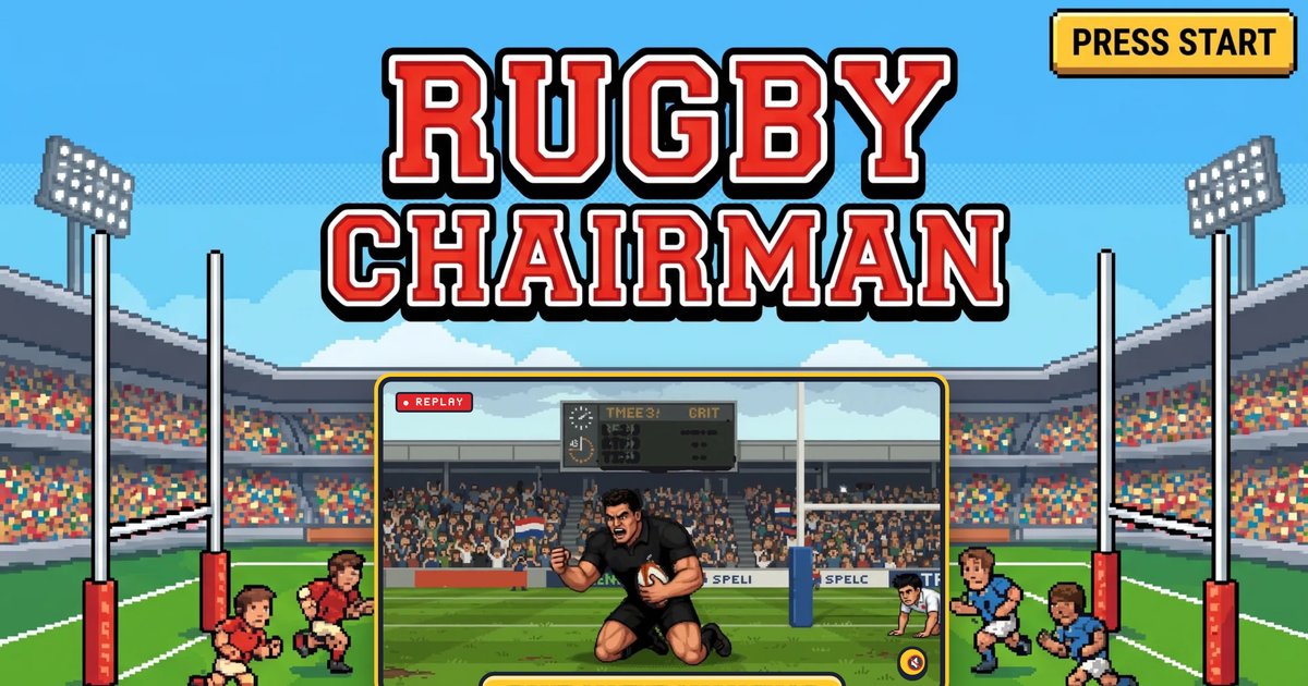 Rugby Tagging Sign Leaderboards · Rugby Chairman